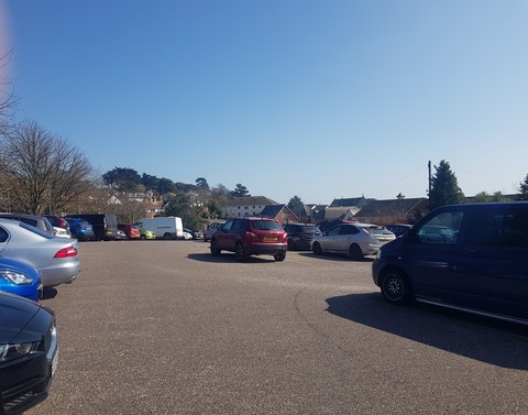 Upper Station Road Car Park view